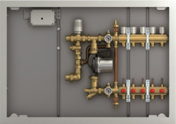 R557R-2Kombinovan mieac kolektor pre podlahov vykurovanie vo vysokotepl. sstavch