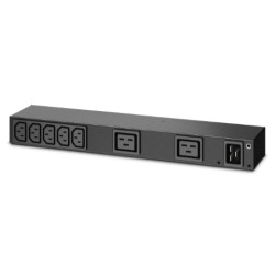 Rack PDU, Basic, 0U/1U, 100-240V/20A, 220-240V/16A, (7) C13, (2) C19 AP6120A