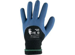 Rukavice CXS ROXY BLUE WINTER, zimn, men v latexu, vel. 10
