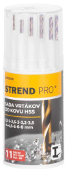 Sada vrtkov, Strend Pro, do kovu, 13,3x5,4x5,4 cm, bal. 11 ks