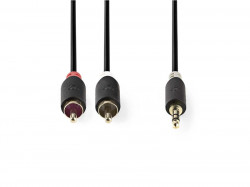 Kbel NEDIS JACK 3.5 stereo/2xCINCH 2m