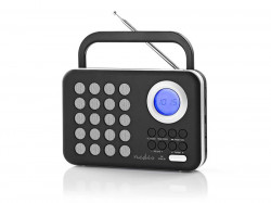 Rdio NEDIS RDFM1310WT BLACK/WHITE