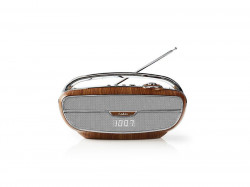 Rdio NEDIS RDFM5310BN BROWN/SILVER