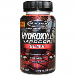 Spaova tukov Hydroxycut Hardcore Elite 110 kaps - Muscletech