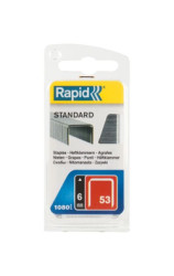 Spona RAPID 53 STANDARD, 06 mm, 1080 ks, sponky pre sponkovaky, spony