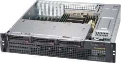 Supermicro 2U chassis, 3 x 3.5" hot-swap SAS/SATA drive bay, 7 low-profile expansion slot, 800 RPSU