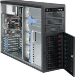 Supermicro CSE-743T-R760B Tower/8 x 3.5" SAS/SATA Hot-swappable/4U chassis redundant 2+1 760W