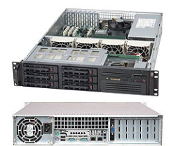 Supermicro CSE-822T-400LP 2U chassis