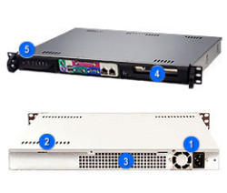 Supermicro CSE513F-350B 1U chassis