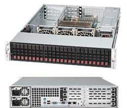 Supermicro SC216E26-R1200LPB    2U E2 6Gb SAS2 chassis