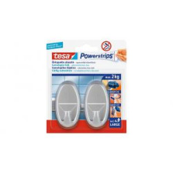 Hik Tesa Powerstrips oval chrmov 2ks