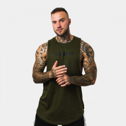 Tielko Cut Off Military Green - GymBeam