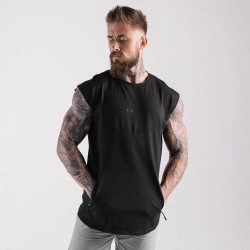 Tielko Statement Drop Shoulder Black - SQUATWOLF