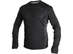 Tri�ko CXS COOLDRY, funk�n�, dlouh� ruk�v, p�nsk�, �erno-tmav� �ed�