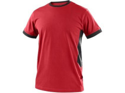 Tri�ko CXS OWEN, kr�tk� ruk�v, p�nsk�, �erveno-�ern�