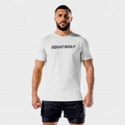 Triko Iconic Muscle Biele - SQUATWOLF