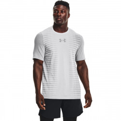 Triko Seamless Wordmark SS Grey - Under Armour