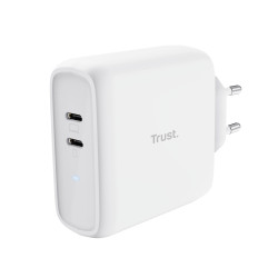 TRUST MAXO 65W 2P USB-C CHARGER WHT 25381