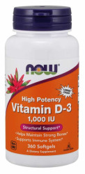 Vitamn D-3 1000 IU - NOW Foods