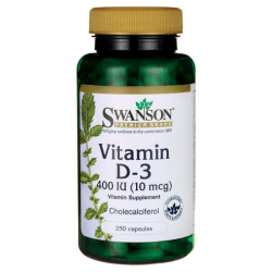 Vitamn D-3 400IU - Swanson