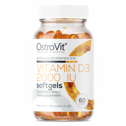 Vitamn D3 2000 IU softgels - OstroVit