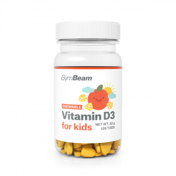 Vitamn D3, tablety na cmanie pre deti - GymBeam