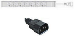 Zkladn PDU lita, zsuvky UTE, prvod C14 (do UPS) MXL907C073