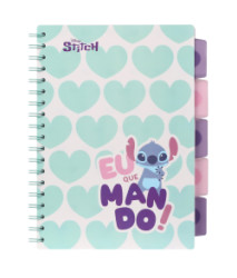 Zpisnk pirlov B5 so zlokami Stitch Pastel