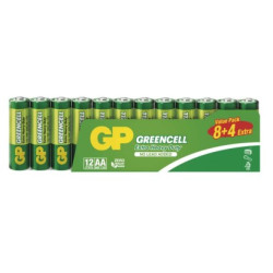 Zinko-chloridov batria GP Greencell R6 (AA) 12ks