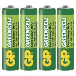 Zinko-chloridov batria GP Greencell R6 (AA), 4 ks 4ks