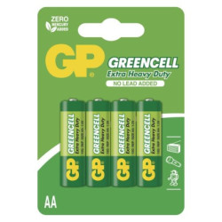 Zinko-chloridov batria GP Greencell R6 (AA) 4ks